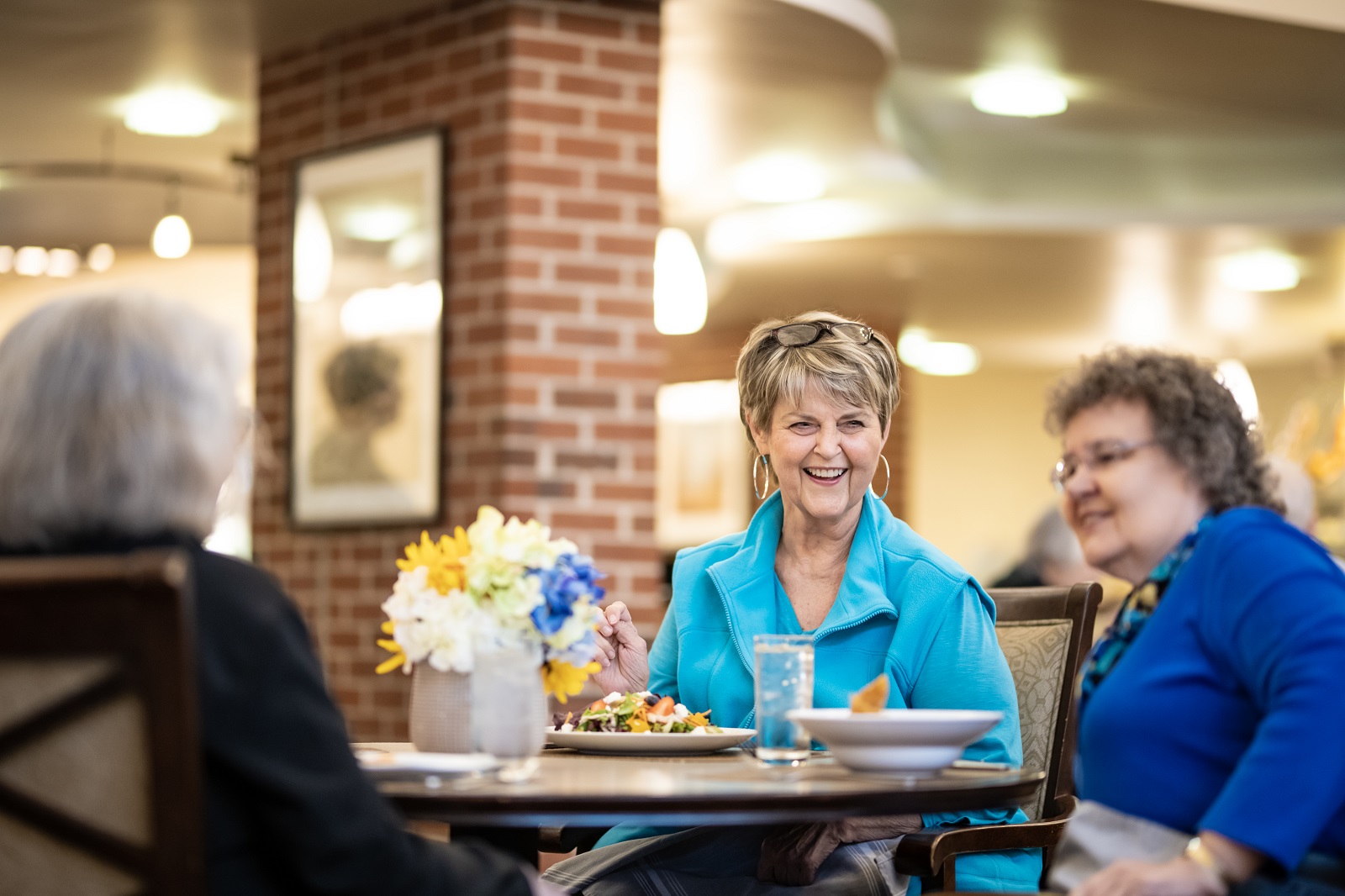 Routh Dining Room ladies at table 